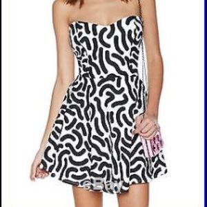 Strapless Skater Dress